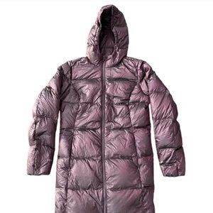 Eddie Bauer Women's Luna Peak Down Parka Deep Eggplant Puffer Size Small